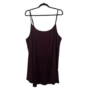 Purple Torrid Women's Super Soft Plush Rib Cami Sleep Gown